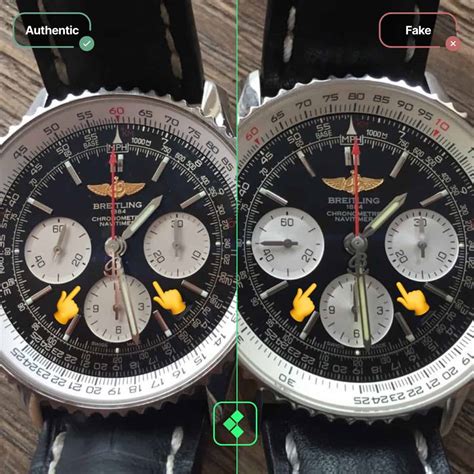 breitling authentic vs fake|breitling navitimer copy.